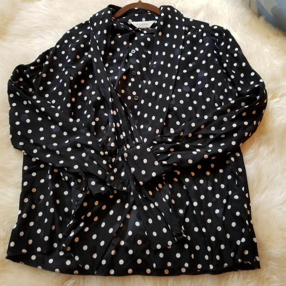 St John blouse vintage